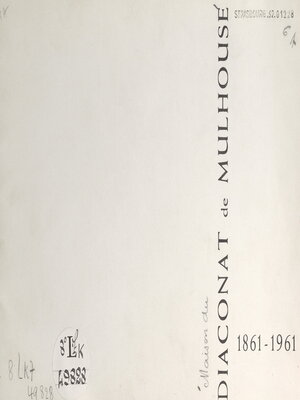 cover image of Diaconat de Mulhouse, 1861-1961